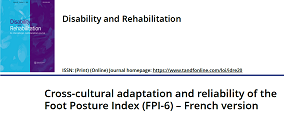 Publication scientifique ISPC appareillage Charcot-Marie-Tooth